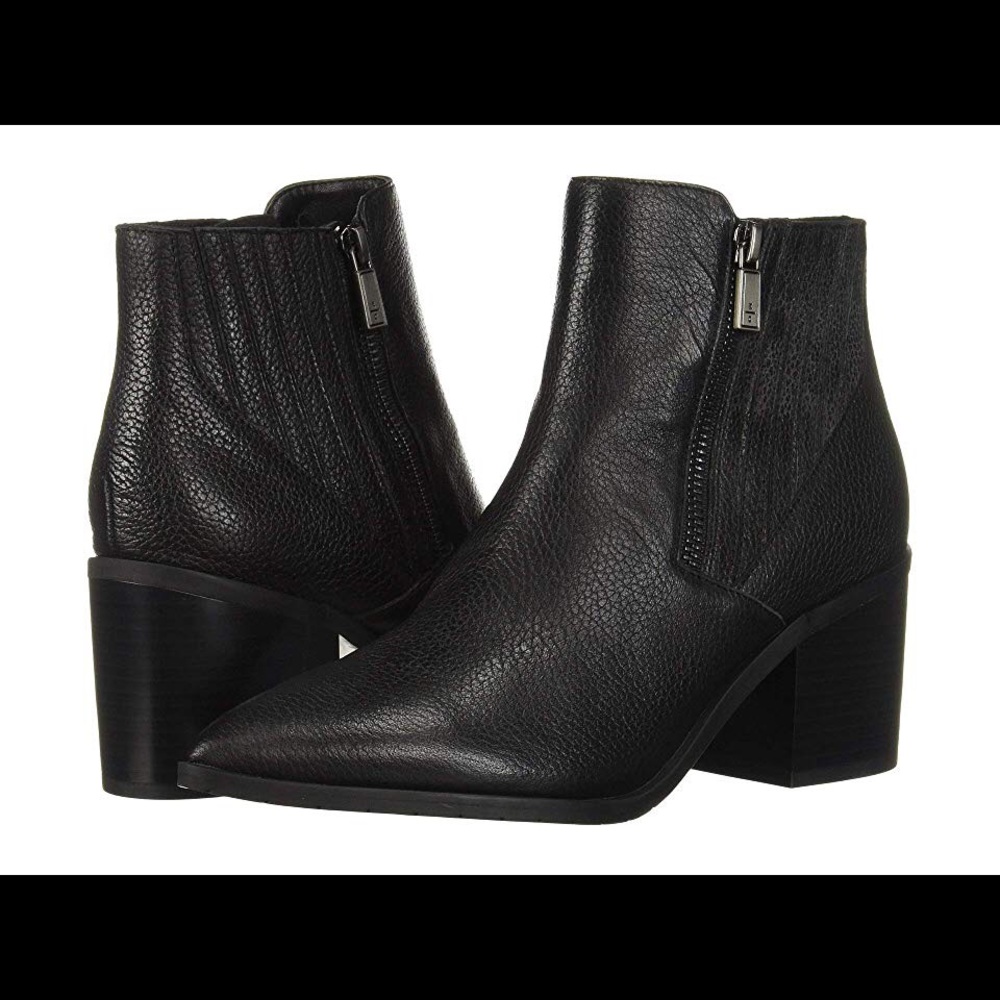 Kenneth Cole Reaction Black Cue Up Bootie 7.5